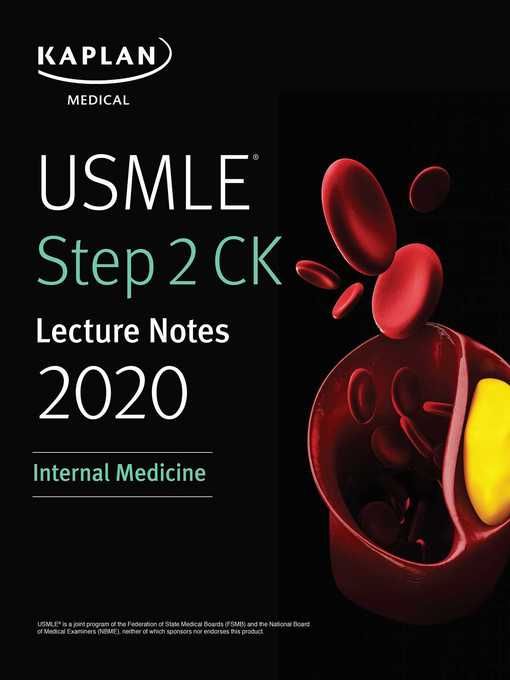 Title details for USMLE Step 2 CK Lecture Notes 2020 by Kaplan Medical - Wait list